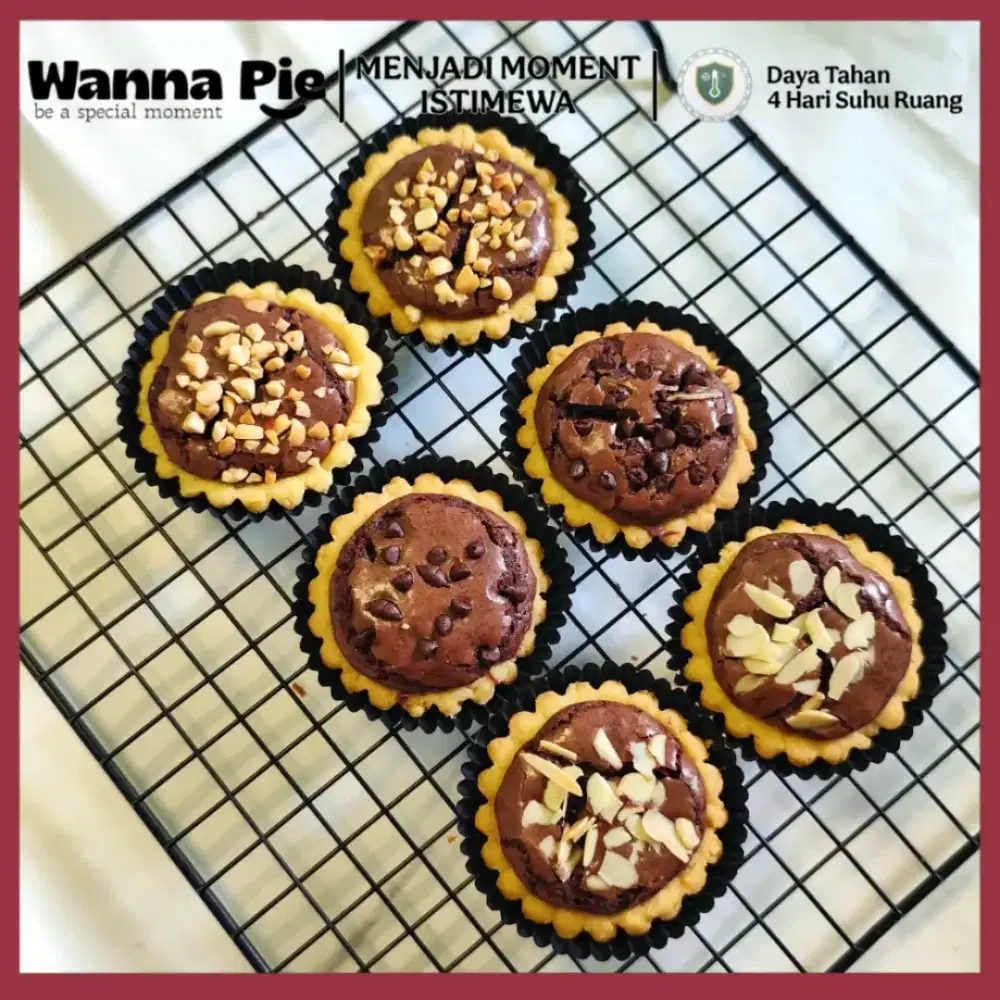 Pai Brownies Fudgy Cocok Buat Acara Special Cemilan Manis Gurih Renyah