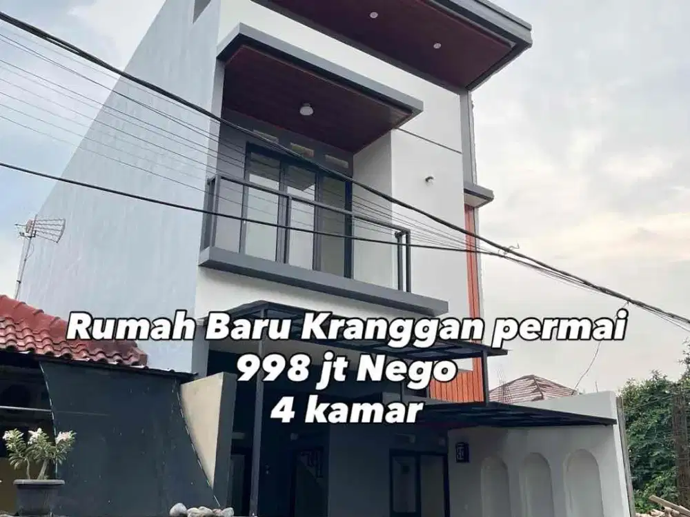 Rumah modern style Cibubur Lokasi recommend SHM all in new