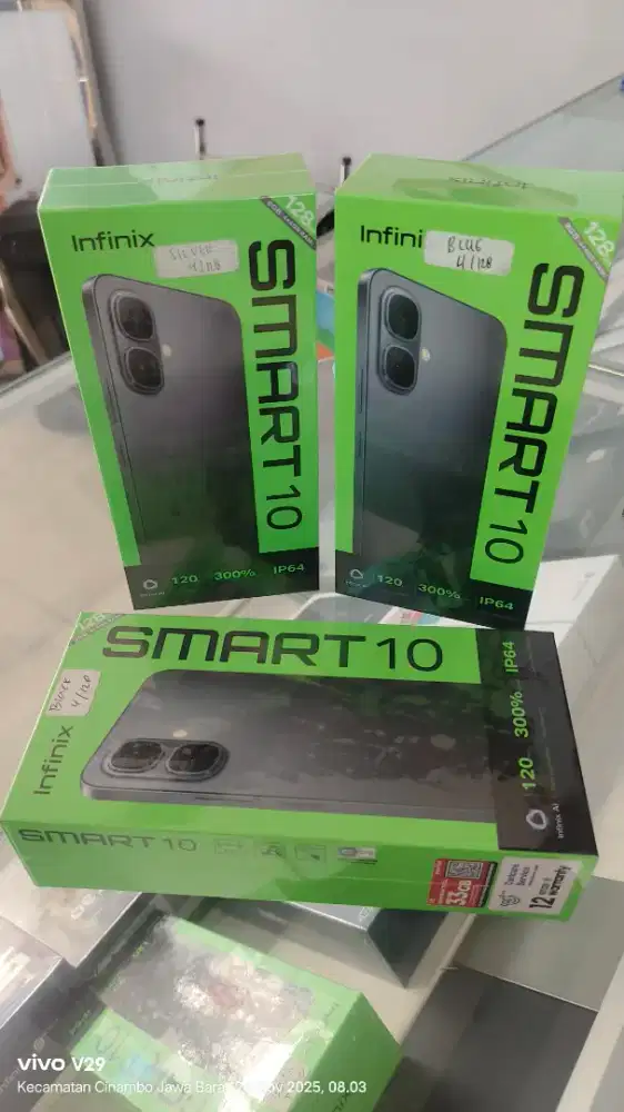 Infinix Smart 10 4+4/128 baru spesial promo