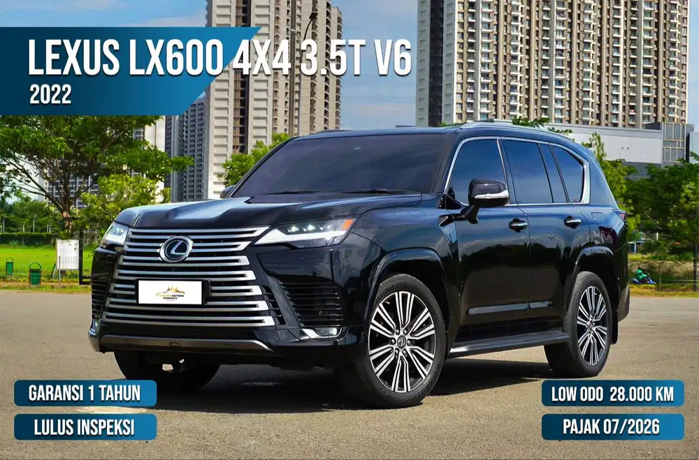Lexus LX600 4x4 3.5T V6 2022 (Best Deals DP Minim Nego Special)