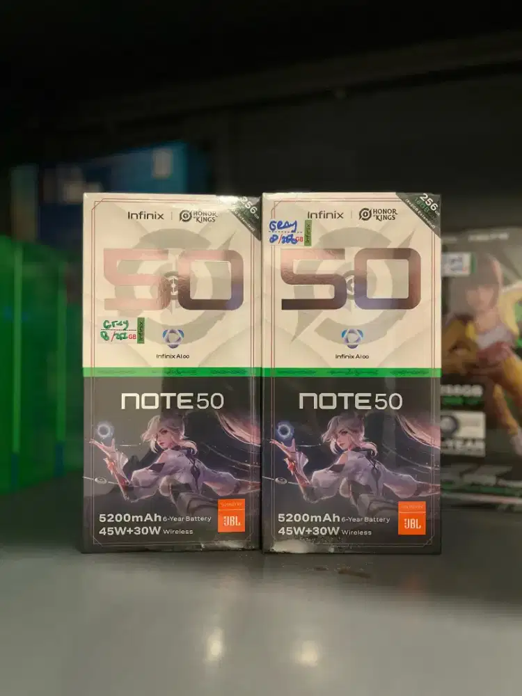 Infinix Note 50 8GB+8GB/256GB Promo Murah New Segel