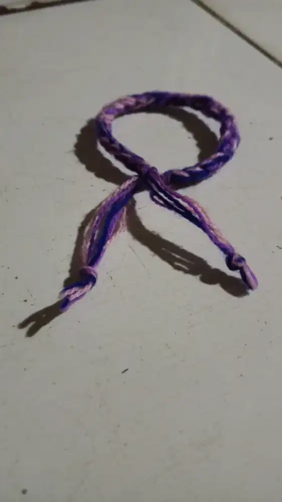 DIY Gelang Tali Kepang Handmade