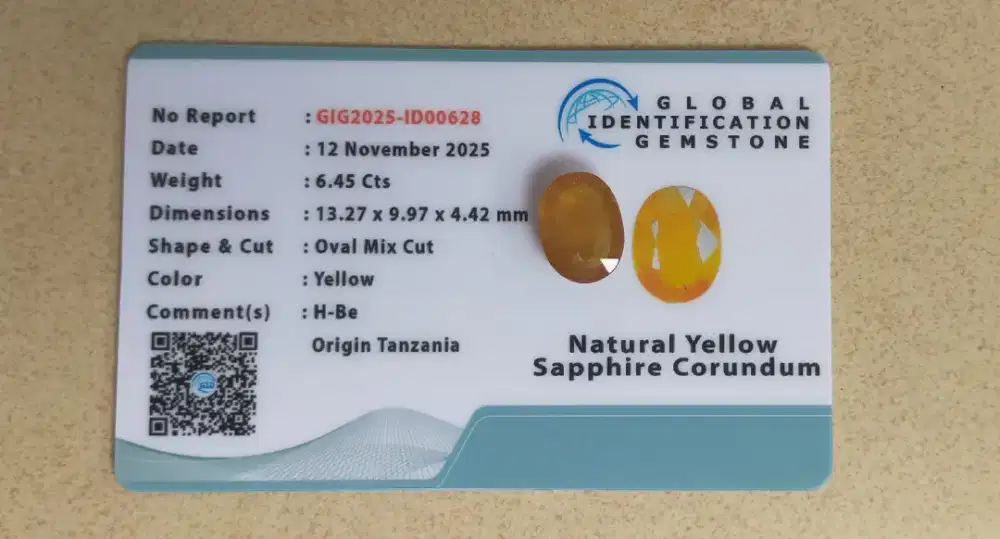 Loosestone yellow safir joss