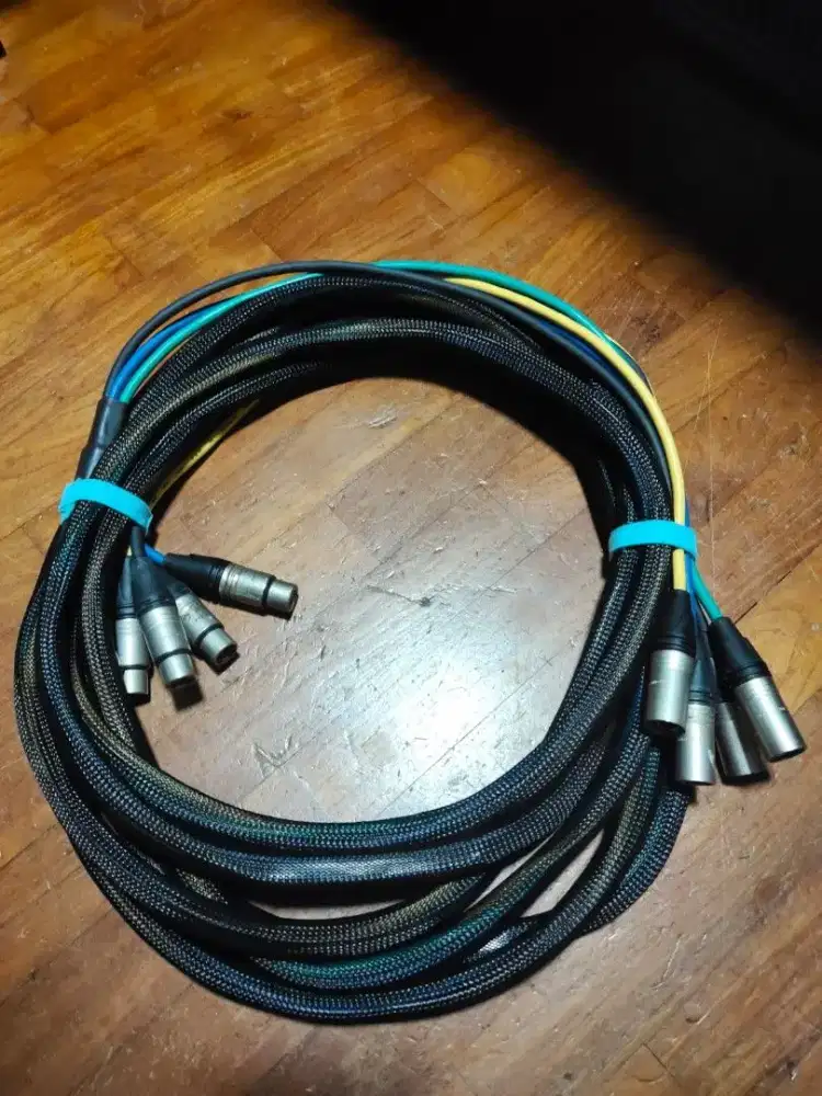 4core snake cable kabel XLR audio video