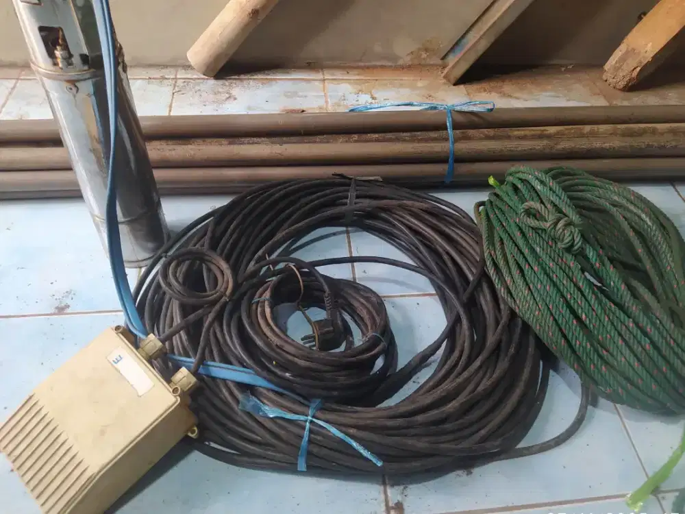 POMPA SATELIT SUMBMERSIBLE SAN EI FULLSET SIAP PAKAI