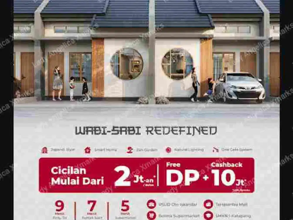 Rumah kopo Japandi dekat tol 400jt an