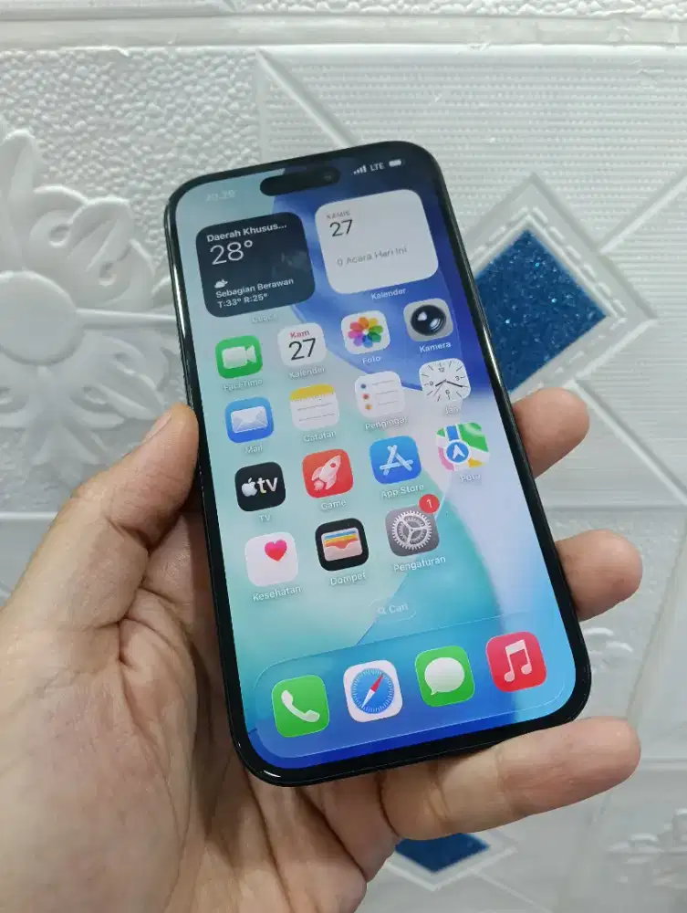 Iphone 15 128gb bh 97% garansi inter