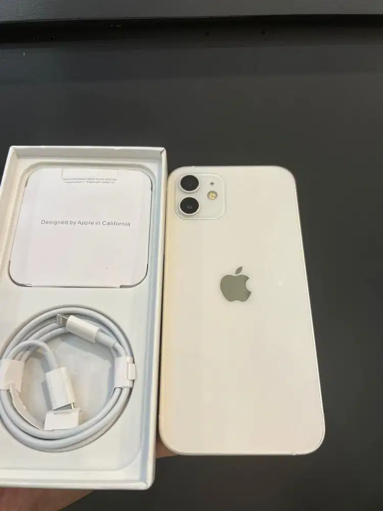iphone 12 128gb paham baru white