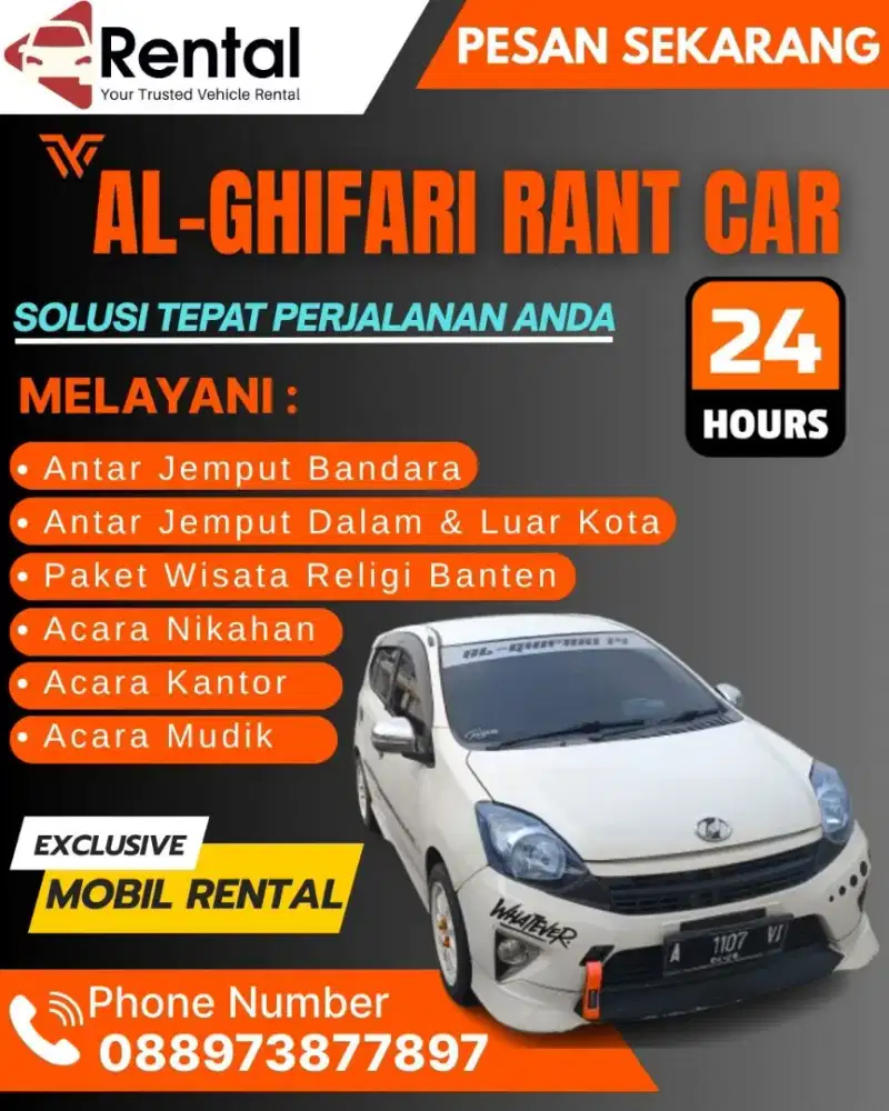 Melayani antar jemput luar/dalam kota
