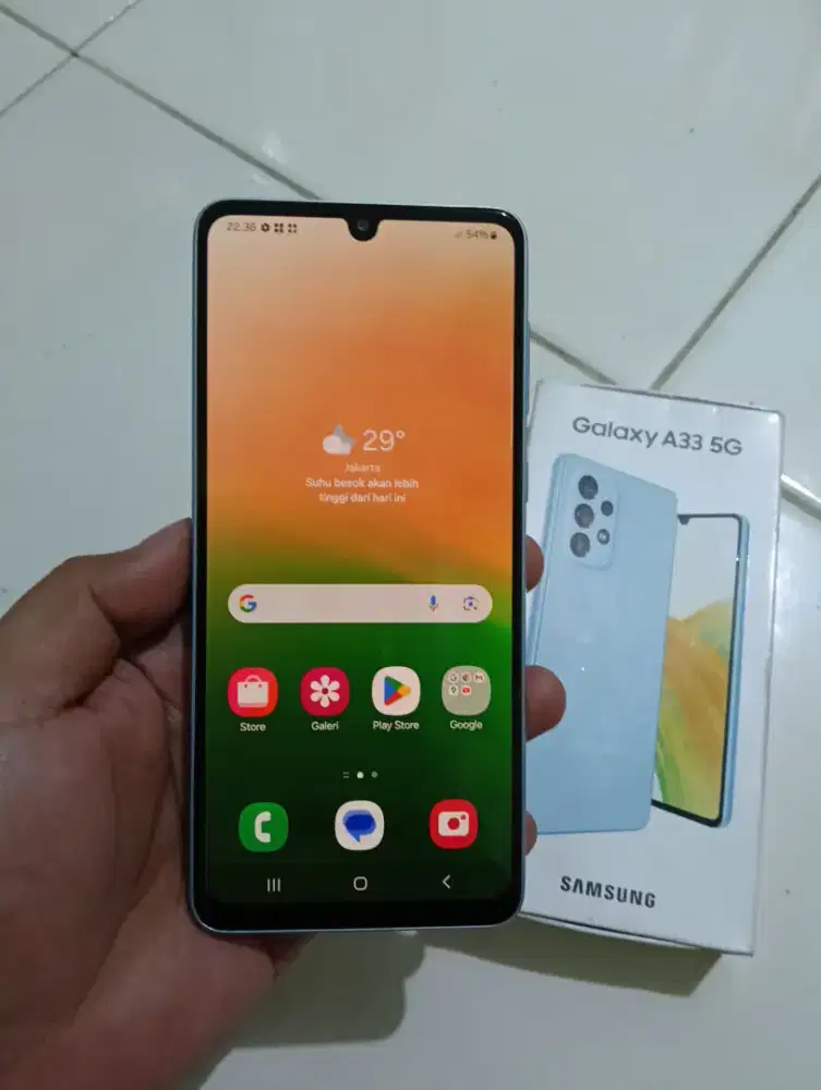Samsung a33 5g ram 8/128gb fullset ori