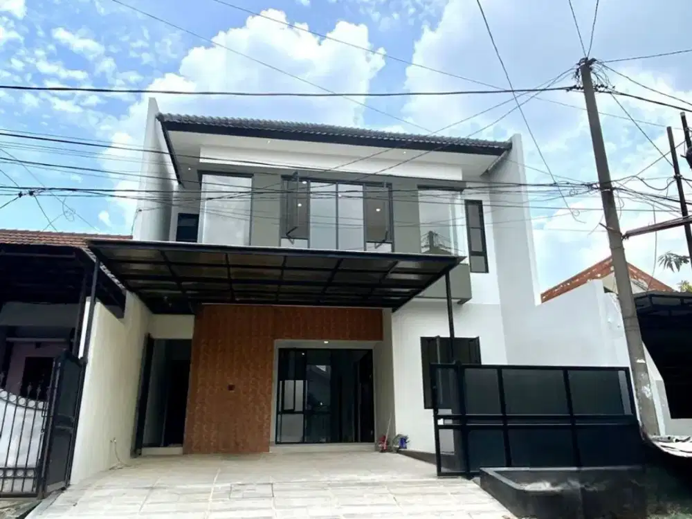 Jual Rumah Baru 2 lantai di pondok Tjandra dkt MERR,tol