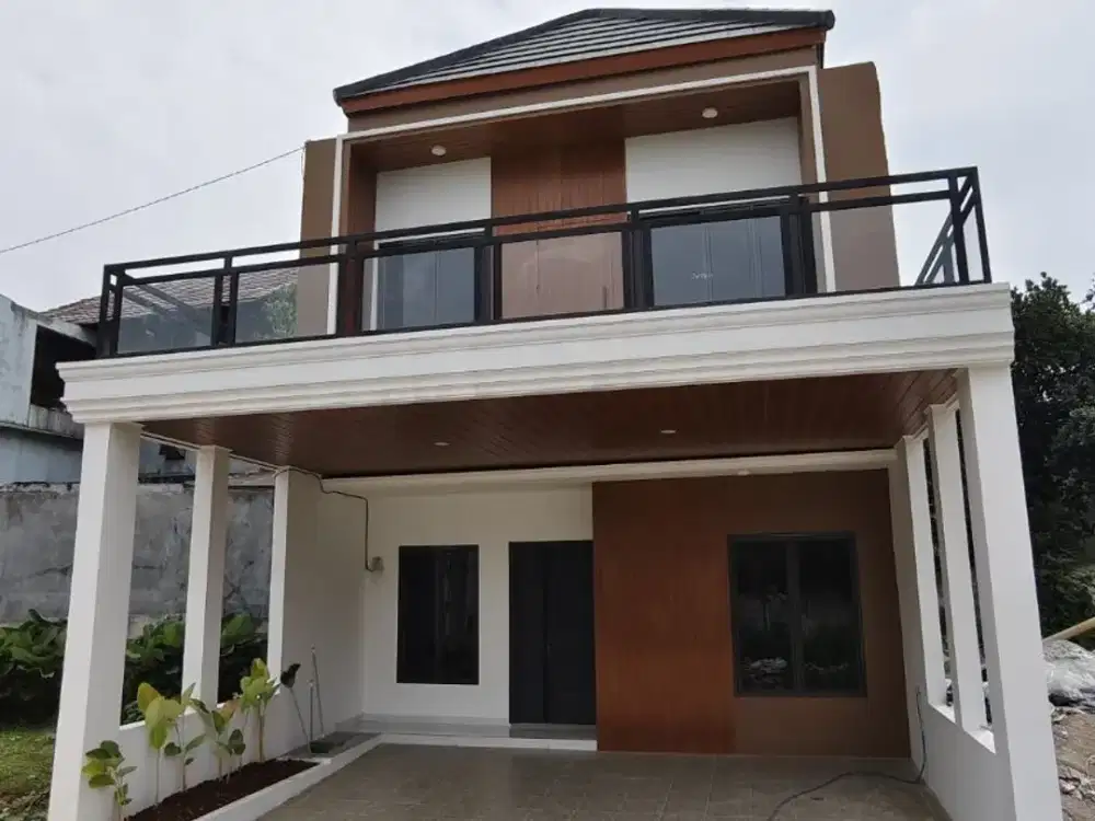 rumah 2 lantai, free biaya2 surat DP 0%