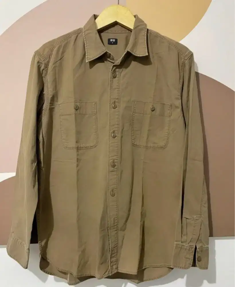 Kemeja Workshirt Uniqlo