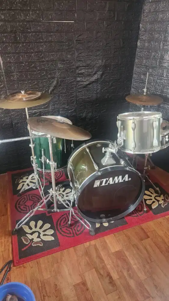 Drum Tama + Cymbals (exclude bangku).. Harga termurah