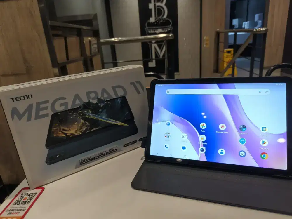 Jual Tecno megapad 11 mulus no minus 8+8/128 (NEGO)