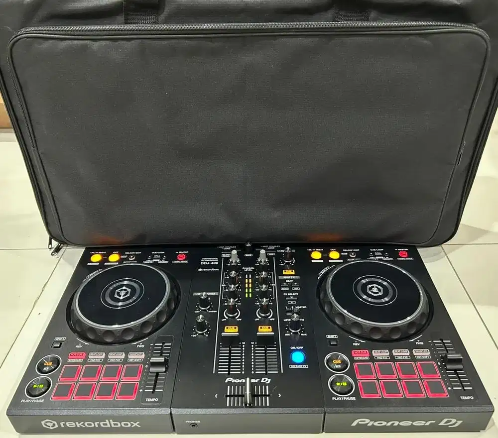 Alat DJ Pioneer DDJ 400 + Tas Controller Rekordbox XDJ ; CDJ DDJ FLX4