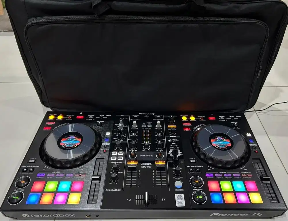 Alat DJ Pioneer DDJ 800 + Tas Controller Rekordbox DJ XDJ CDJ DDJ 1000