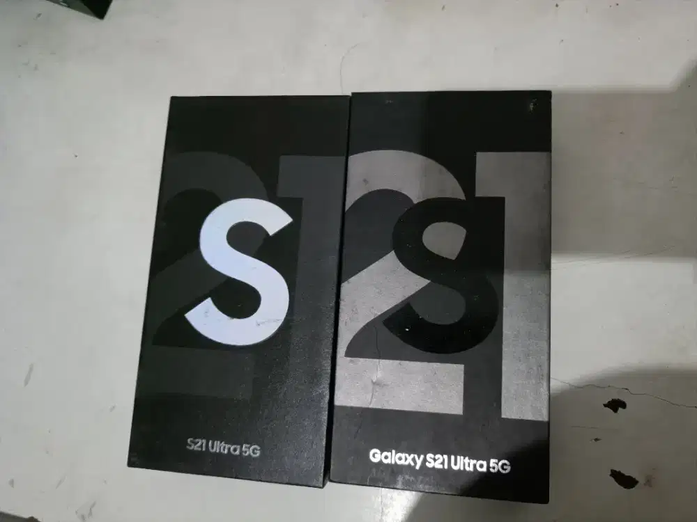 Dus Box Samsung S21 Ultra 5G Original resmi Sein + buku (bekas)