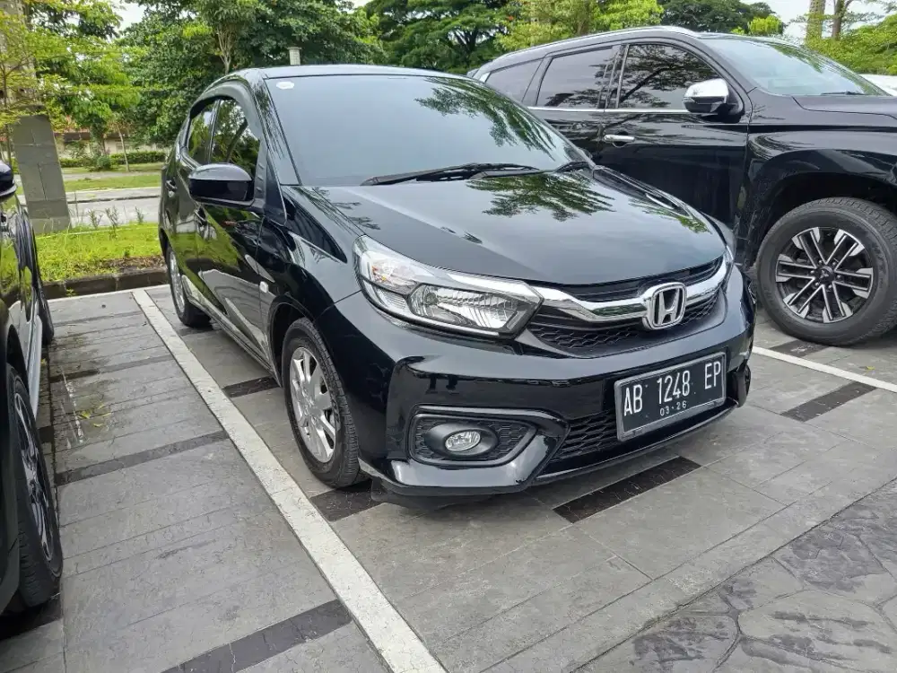 Brio 2021 E CVT metik Honda Brio 2021 at automatik Brio hitam AB