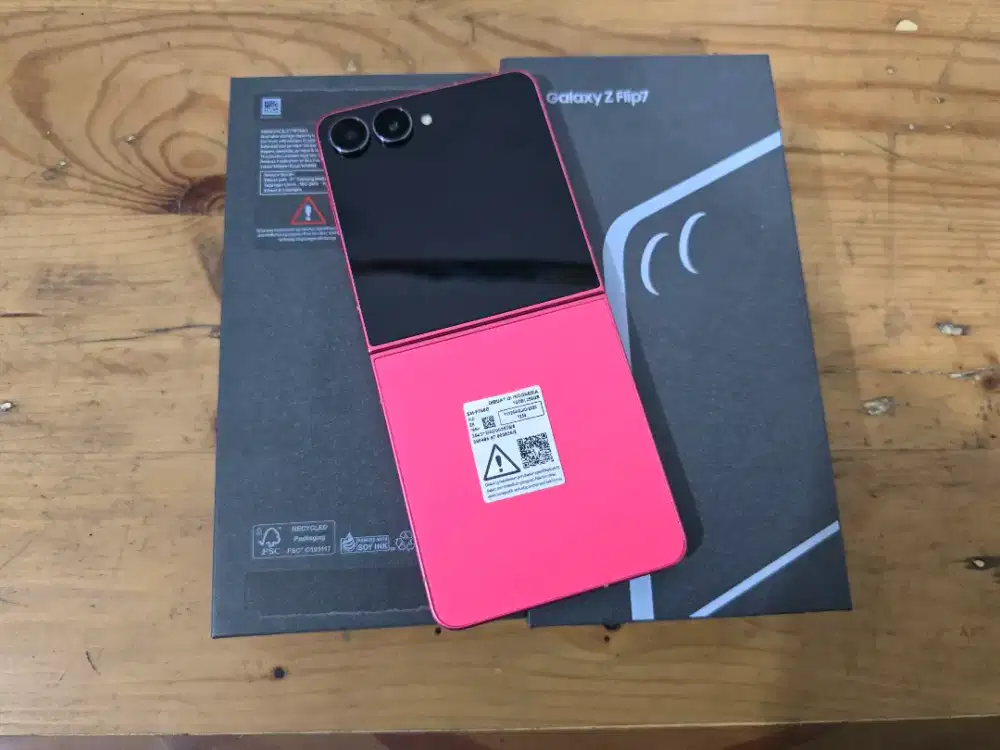 SAMSUNG Z FLIP 7 12/256GB RESMI INDO LIKE NEW GARANSI PANJANG FULL ORI