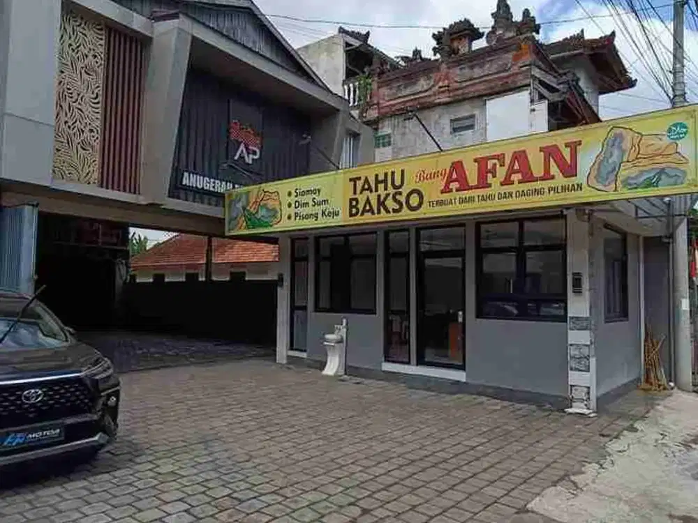 Tempat Usaha Strategis View Tebing di Cokroaminoto Denpasar