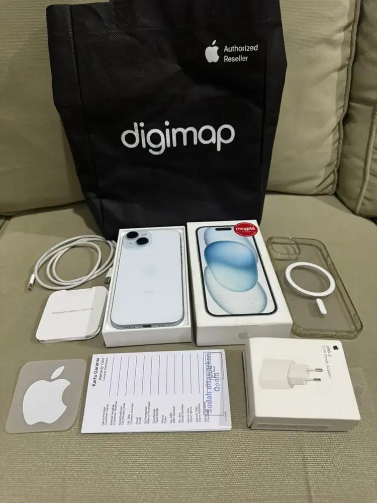 IPHONE 15 RESMI GARANSI NOVEMBER 2026 BH 100 PERFECT MULUS