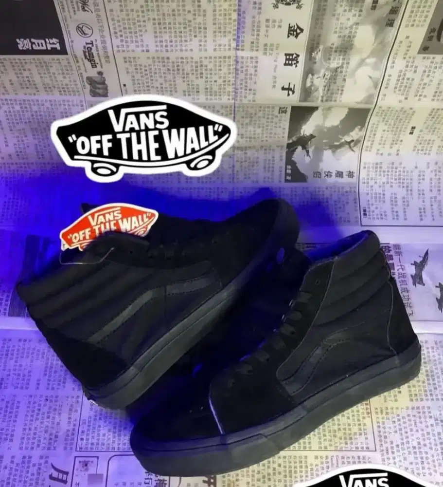 Sepatu Vans SK8 All black premium - HSC 2025