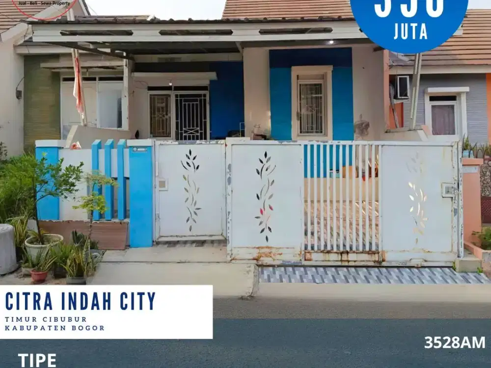 Dijual rumah dicitra indah city cileungsi jonggol bogor rumah siap huni