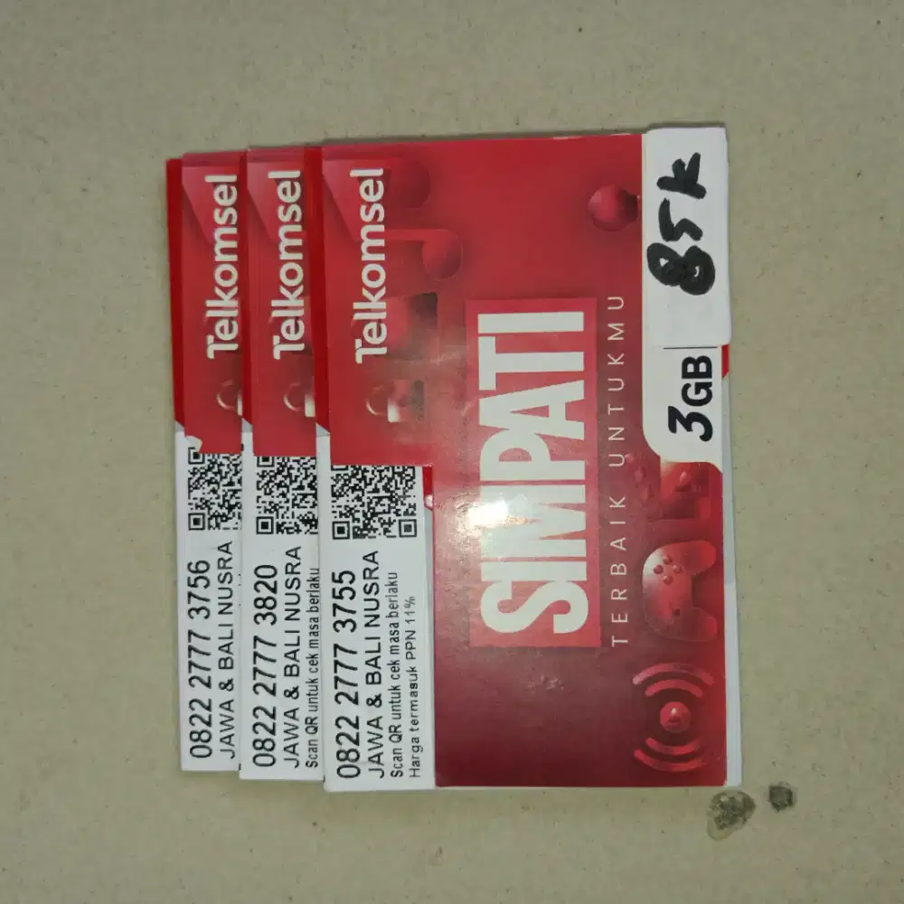 Nomor cantik Telkomsel terbaru