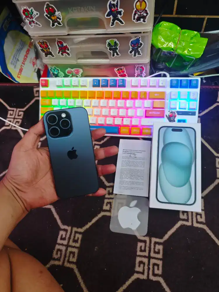 iPhone 15 Pro 128Gb iBox Mulus Normal Bisa TT