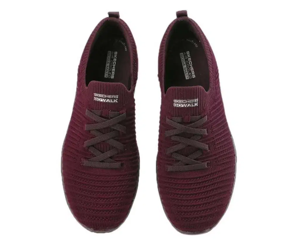 SKECHERS GO WALK 6 (Sz 39) Maroon
