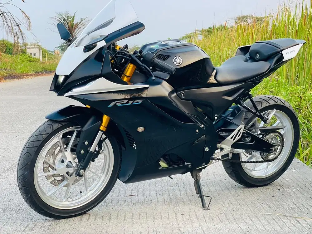 Yamaha r-15v4 connected 2022 hitam plat AG yamaha r15v4 yamaha R15 V-4