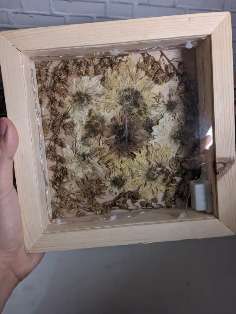 DIY Bunga Kering Frame LED - HSC 2025