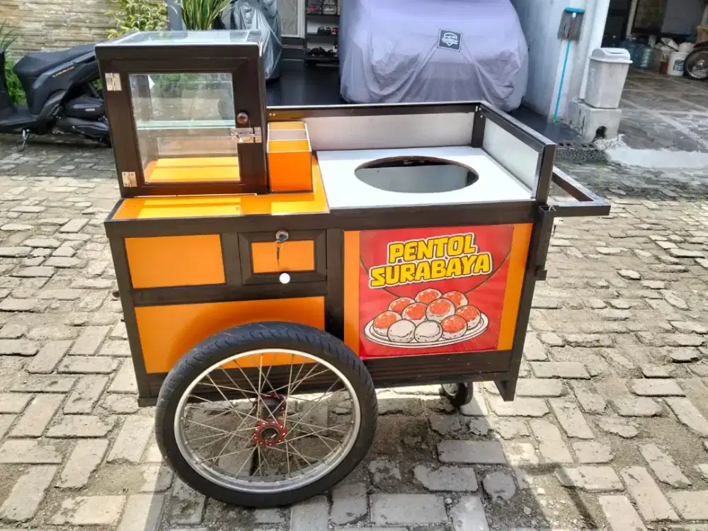 Jual gerobak dorong terawat