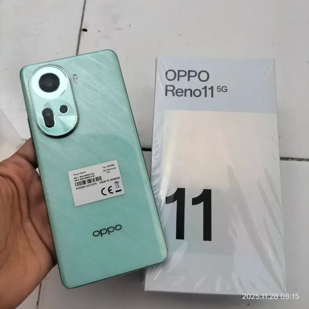 Oppo Reno 11 5G 8/256gb fullset original mulus 99%