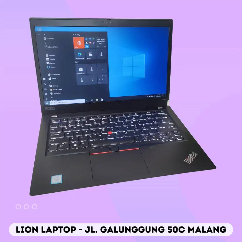 RAM 16GB SSD 512GB Core i5 Slim Lenovo Thinkpad T490s [28|11]