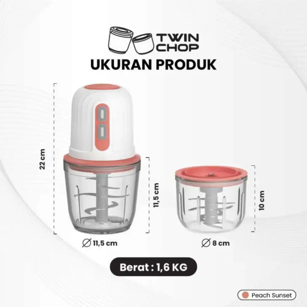 CHOPPER MITO CH60 PEACH ( KACA)