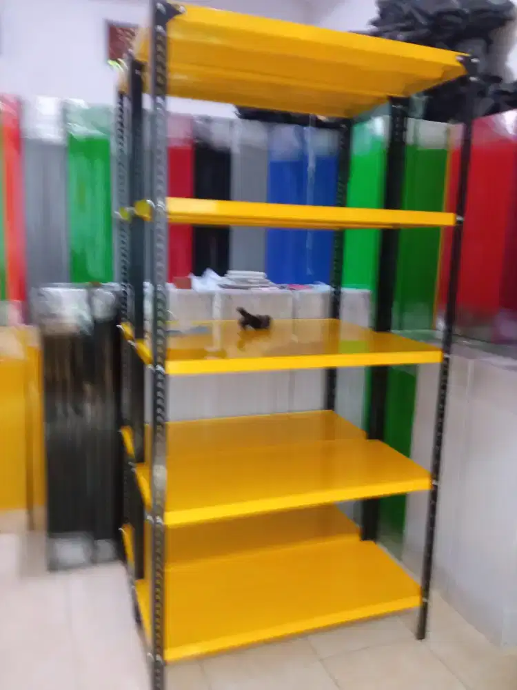 Rak besi rak buku rak kantor