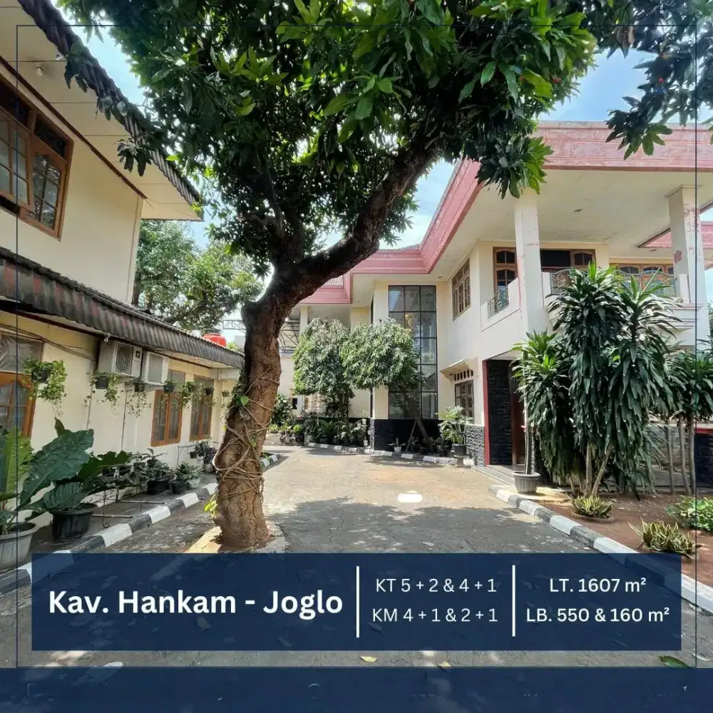 Rumah mewah dan besar siap huni ada kolam renang di Joglo Jakarta