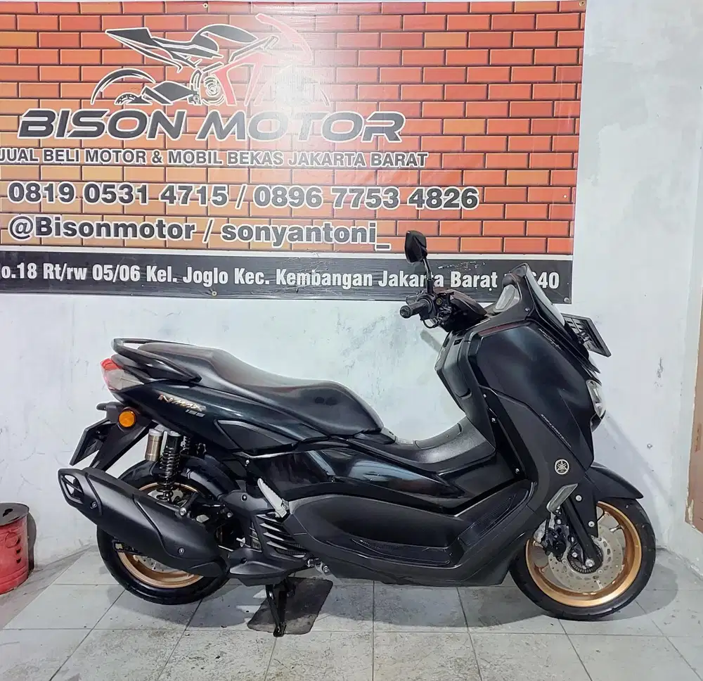 YAMAHA NMAX S KEYLESS CONECTED 155 TAHUN 2022 ISTIMEWA HITAM DOFF