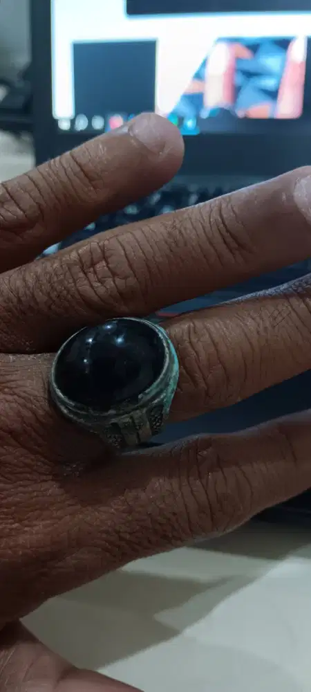 Batu Bacan asli batu original warna hitam