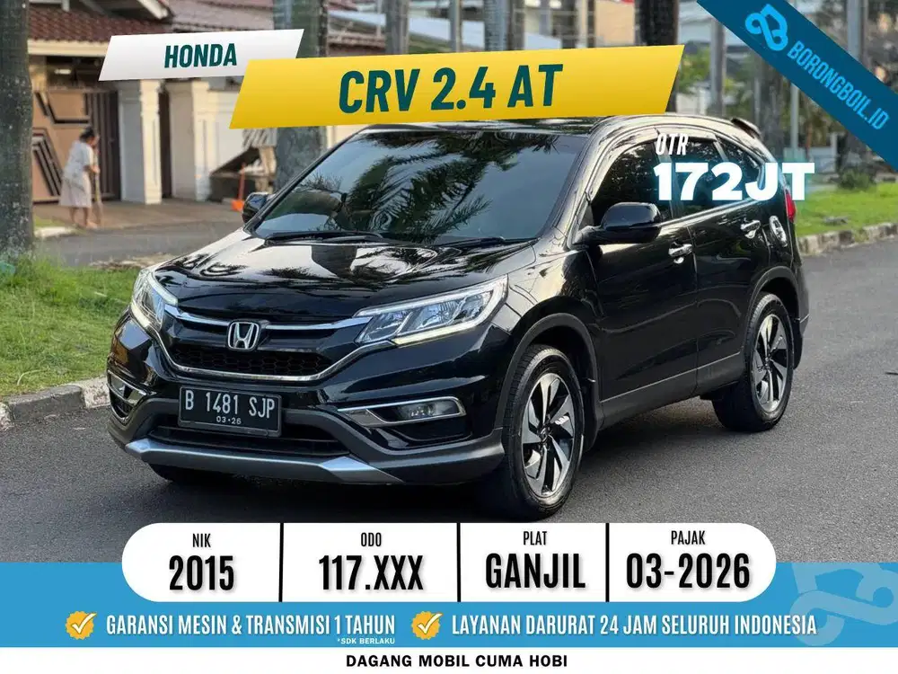 Honda CRV 2.4cc at 2015 TDP Minim Siap Pakai