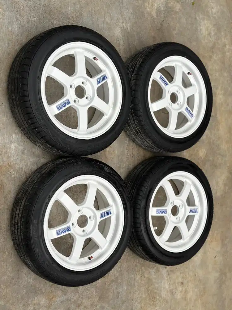 Velg replika volkrays te37 ring 16 4x100