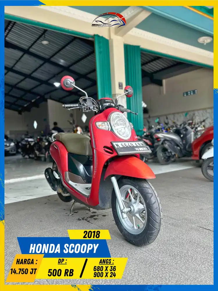HONDA SCOOPY 2018 TERMURAH SE MALANG HIKMAH MOTOR KEPUH