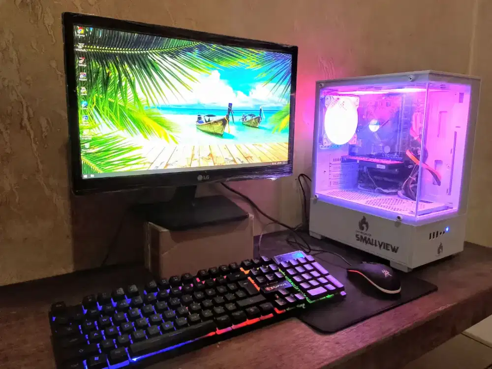 PC INTEL CORE i5 gen 4 FULLSET + MONITOR SIAP PAKAI