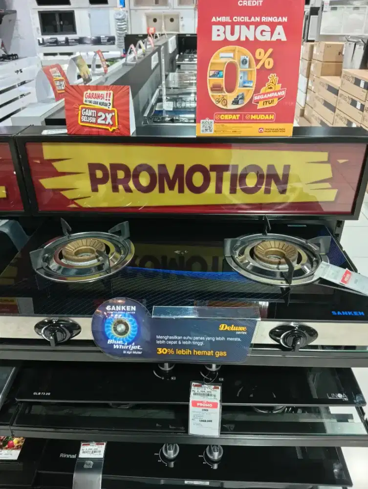 SANKEN SG-363BX 2TK GLASS PORTABLE STOVE