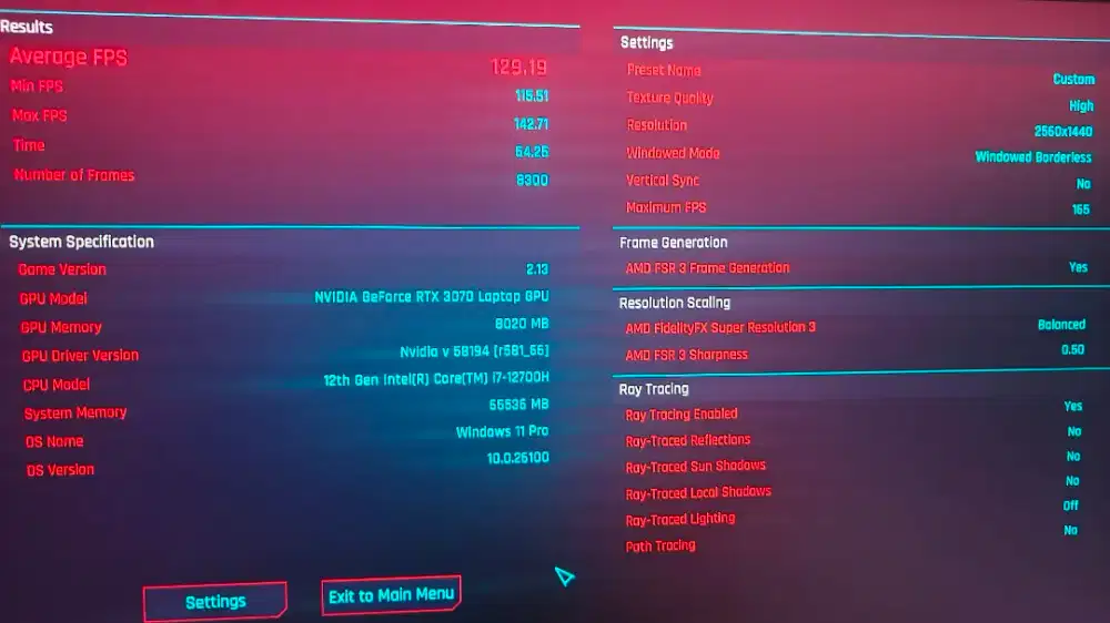 laptop asus tuf f15, i7 12700h, rtx 3070,ram64gb ddr5,ssd 3tb,2k165hz