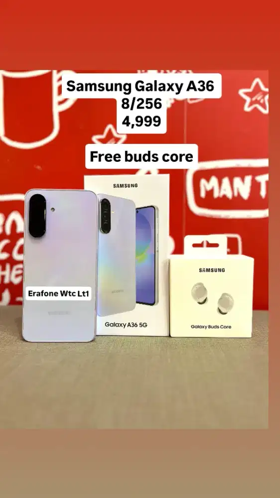 Samsung galaxy A36 8/256 bisa cicilan online dari rumah