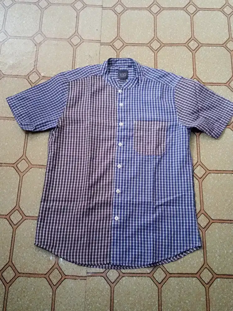 Kemeja pria lengan pendek