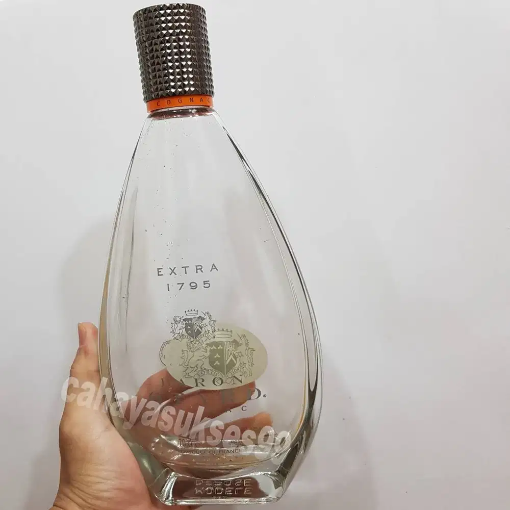 Botol Kosong BAR0N Extra 1795 Koleksi Botol Bekas Hiasan Kamar Antik
